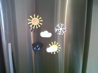 A stainless steel refrigerator