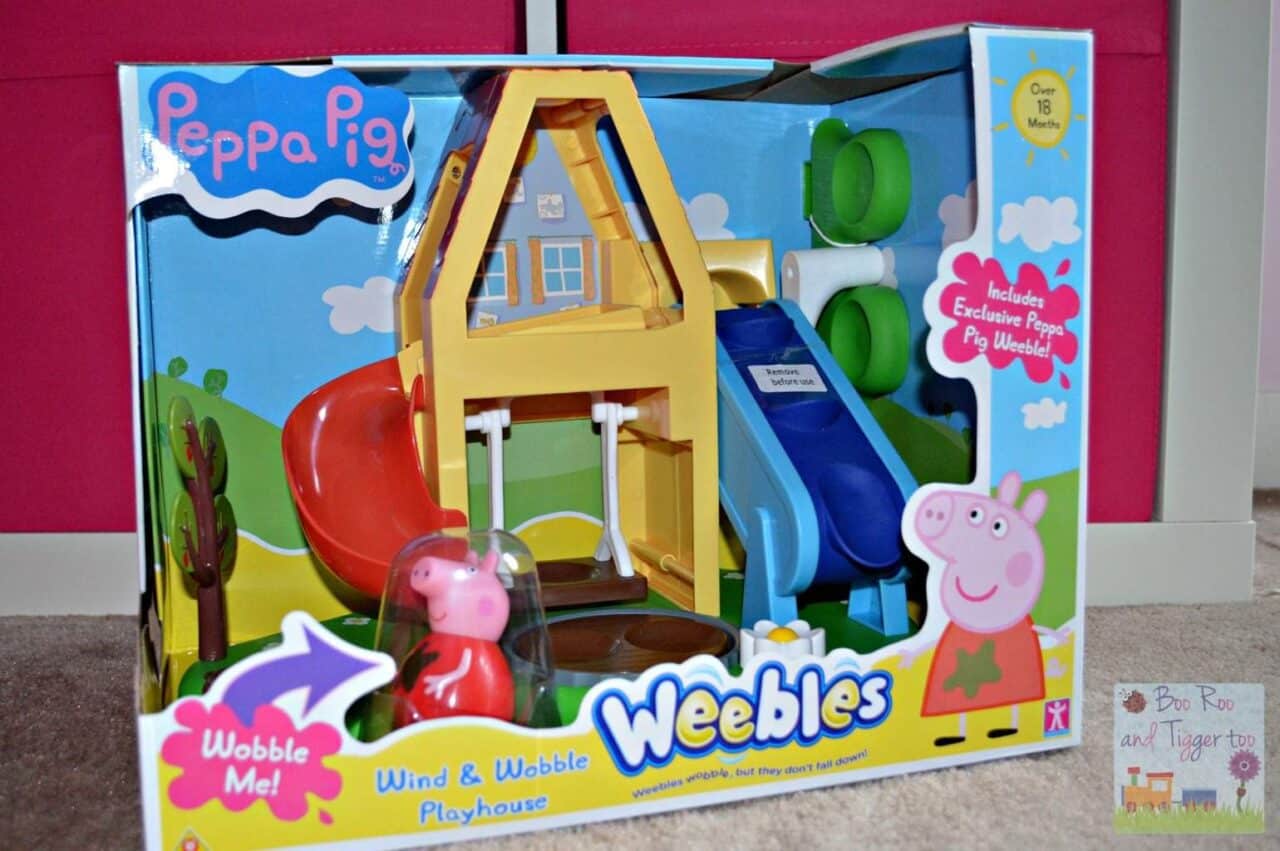 Peppa Pig Weebles Wind and Wobble Playhouse | Boo Roo and Tigger Too