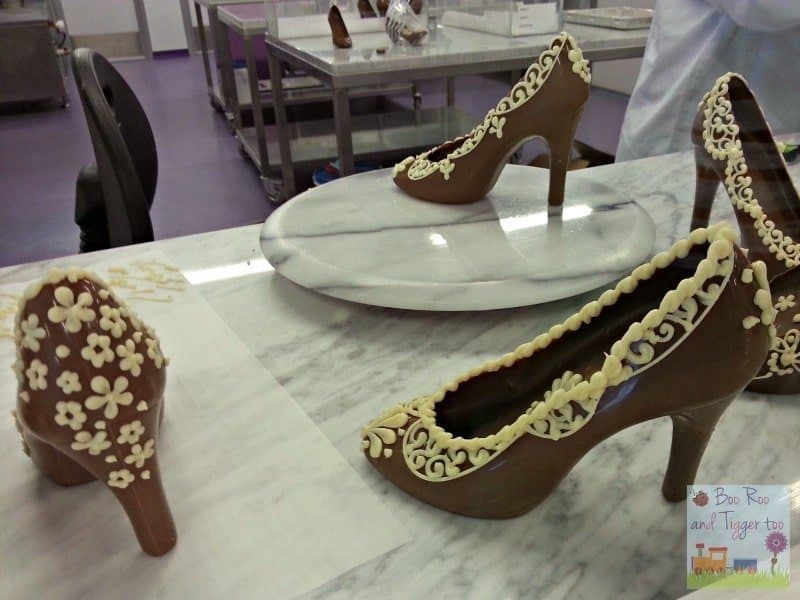 Cadbury World - Chocolate shoes