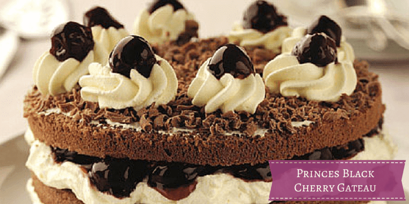 Princes Black Cherry Gateau {Recipe}