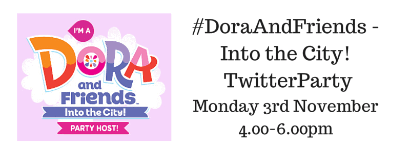 Join me for the #DoraAndFriends - Into the City! Twitter Party