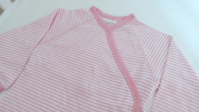 A pink shirt