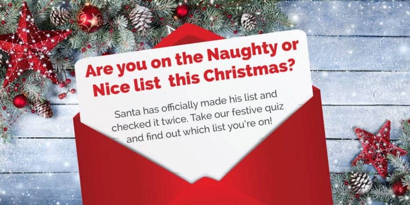 Find out if you made this year's naughty or nice list