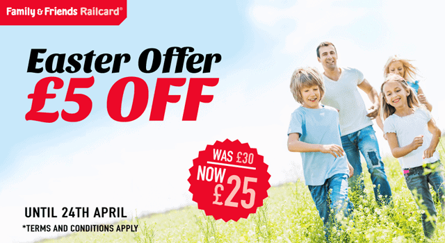 how with discount much railcard Egg £5 and Friends Family off Sale: 25 Easter cellent 16 &