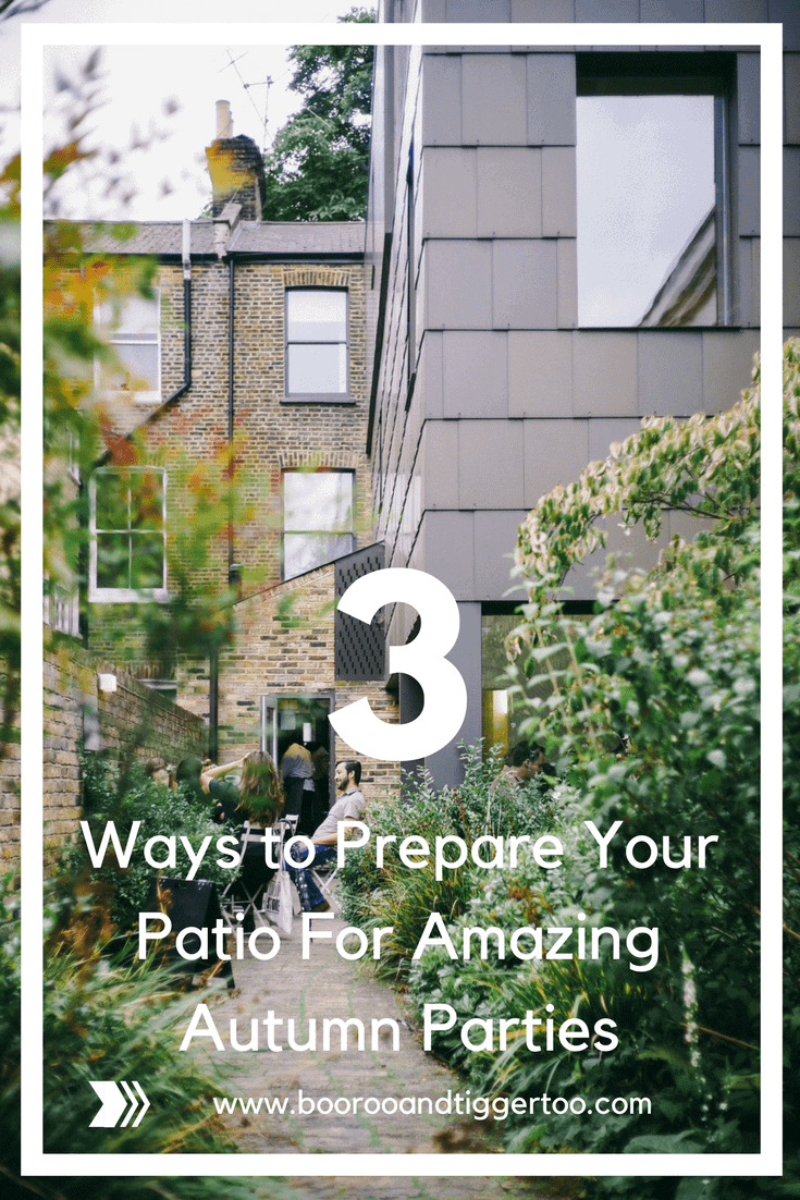 How to Prepare Your Patio For Amazing Autumn Parties - A sign on the side of a building