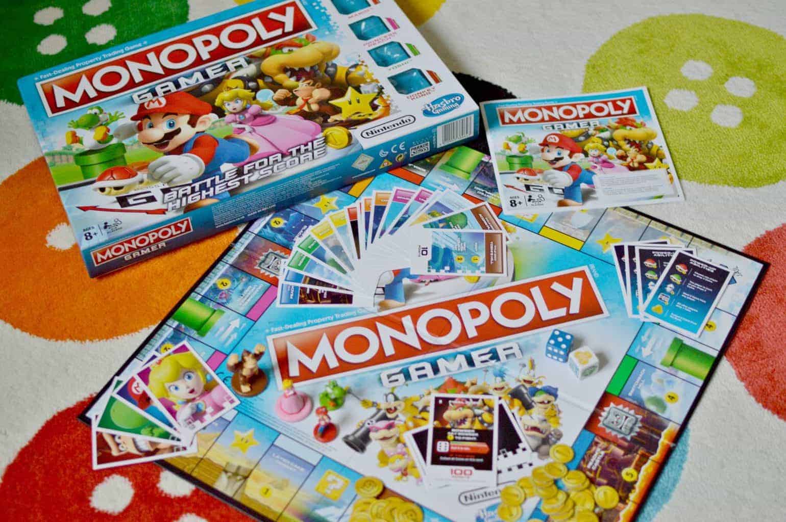 Hasbro Monopoly Gamer featuring Nintendo video game characters