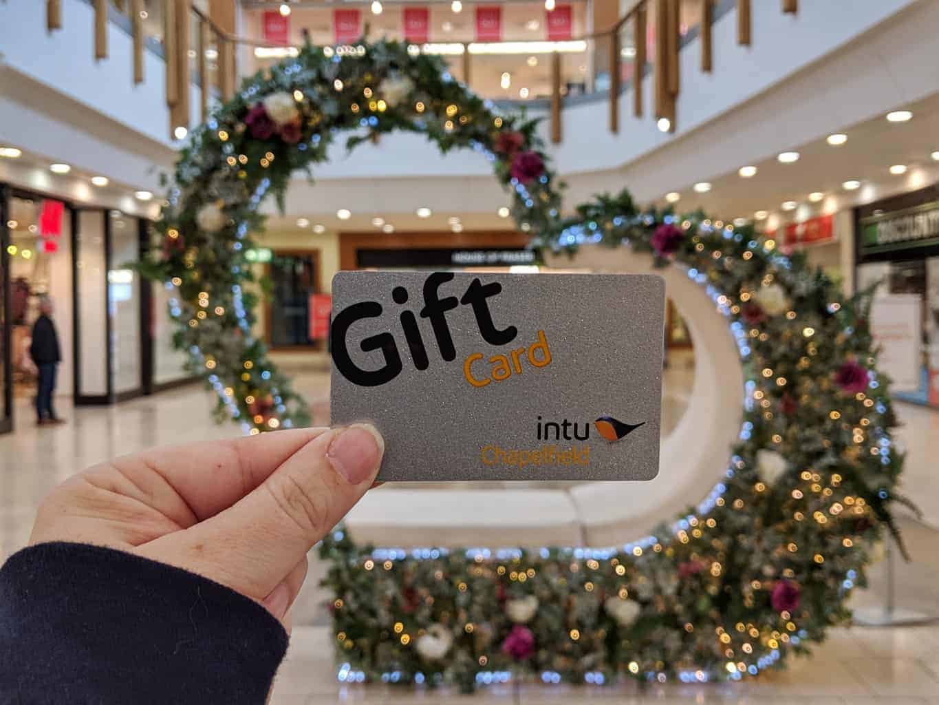 Intu gift deals card