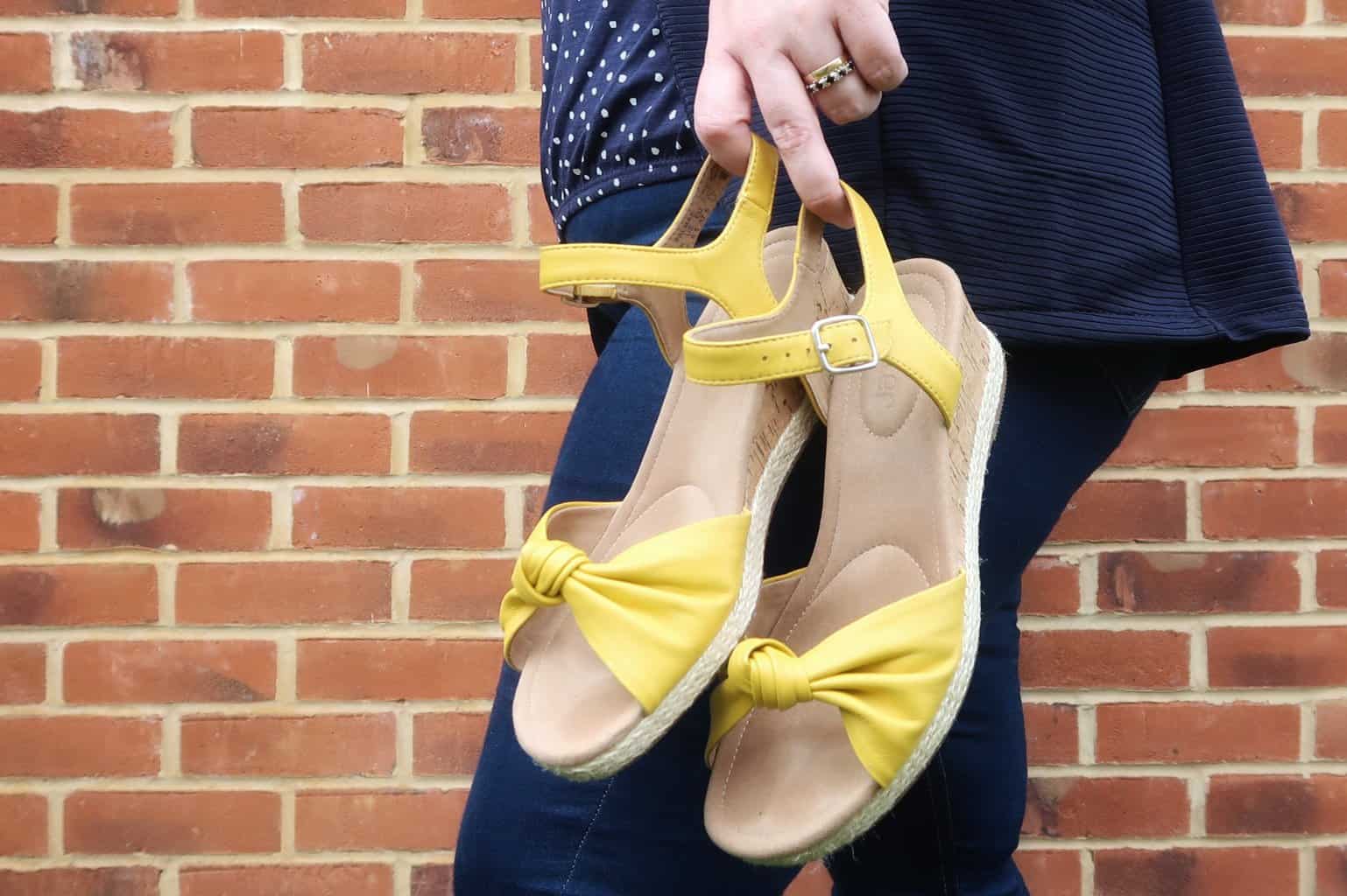 hotter yellow shoes
