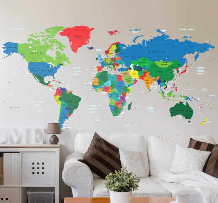 creating a multifunctional family area with wall stickers