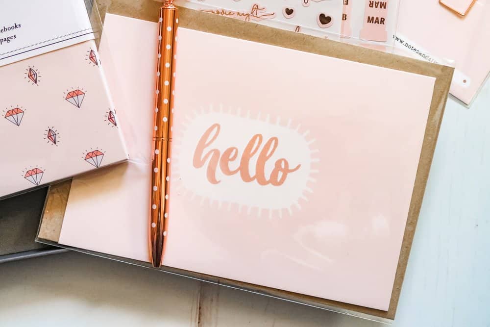 The Gift Ideas To Help You Stay Organised Throughout The Year - Notes & Clips Stationery Box