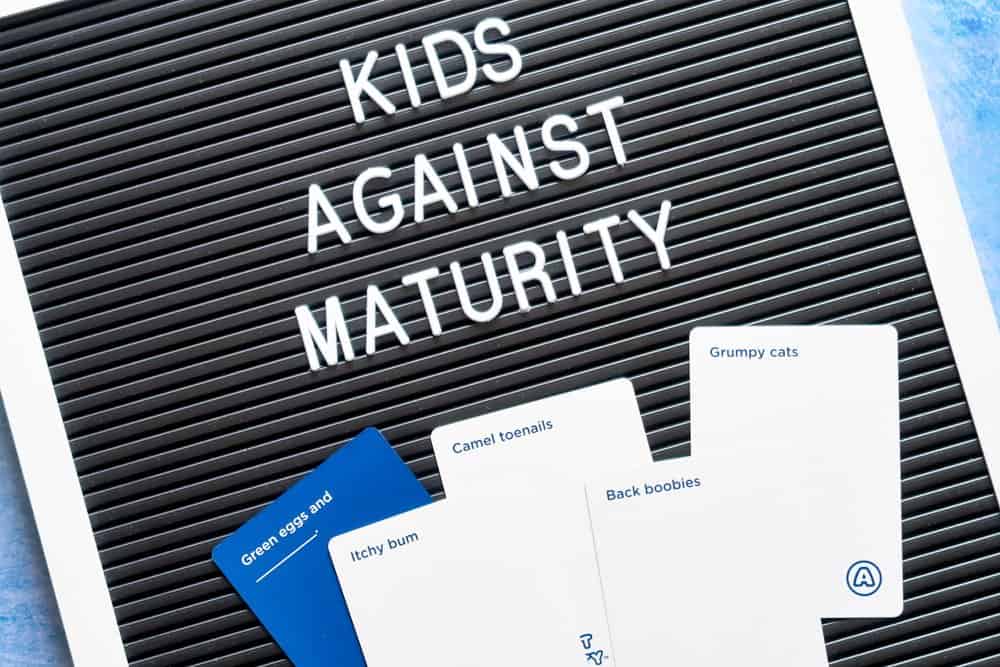 Kids Against Maturity Card Game