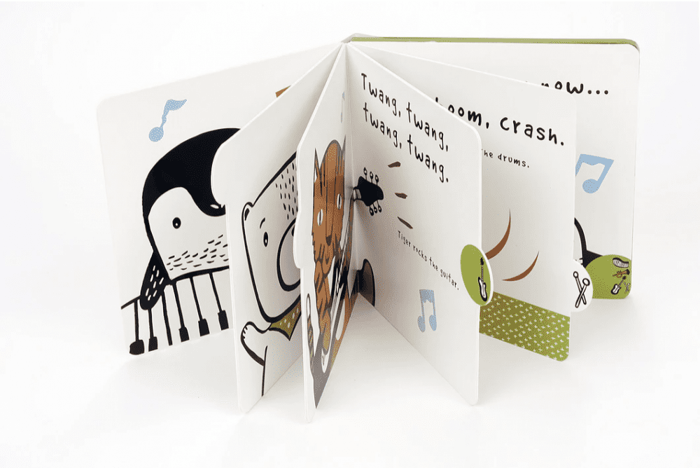 Wee Gallery Press & Listen Book - Toot, Toot, Boom!