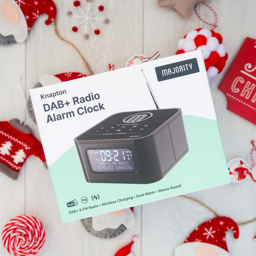 Majority Knapton Bluetooth DAB+ Radio Alarm Clock